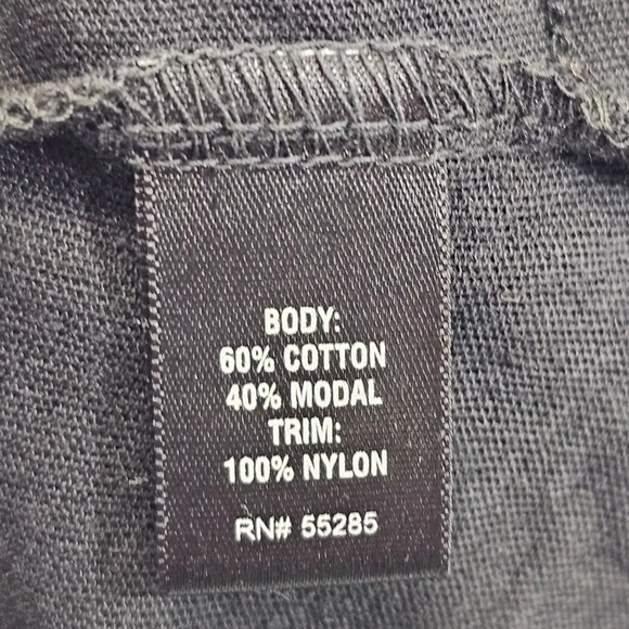 Women's Medium Express Black & Metallic Ruffle Tank Top Blouse Shirt NEW - Picture 7 of 8